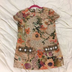 Tory Burch Jillian tunic in multi floral